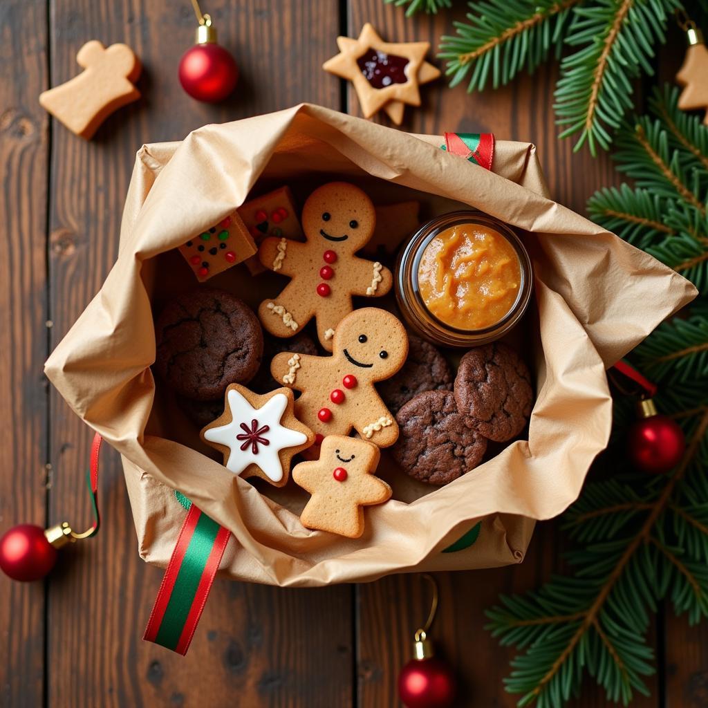 Christmas Food Gift Bags with Homemade Treats