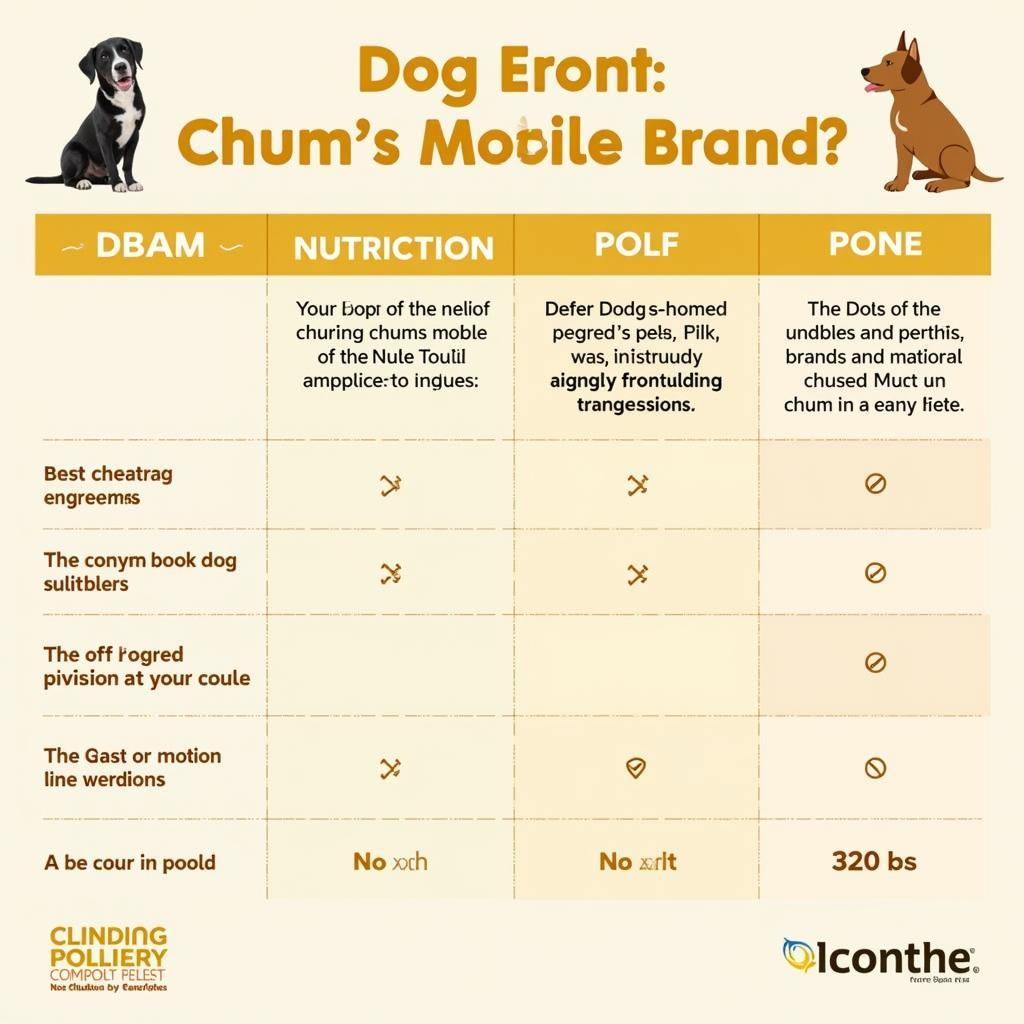 Chum Dog Food Compared to Other Brands