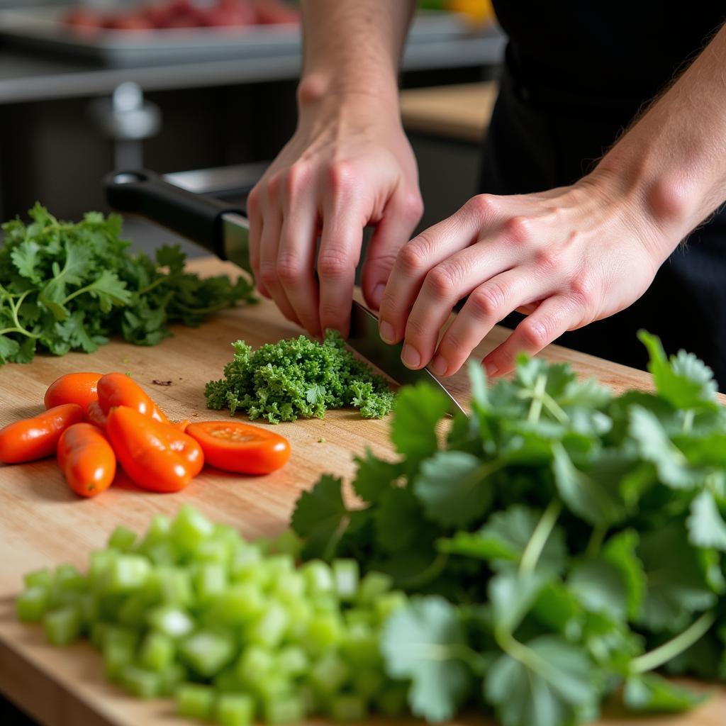 Fresh Ingredients at a Clean Cuisine Food Truck