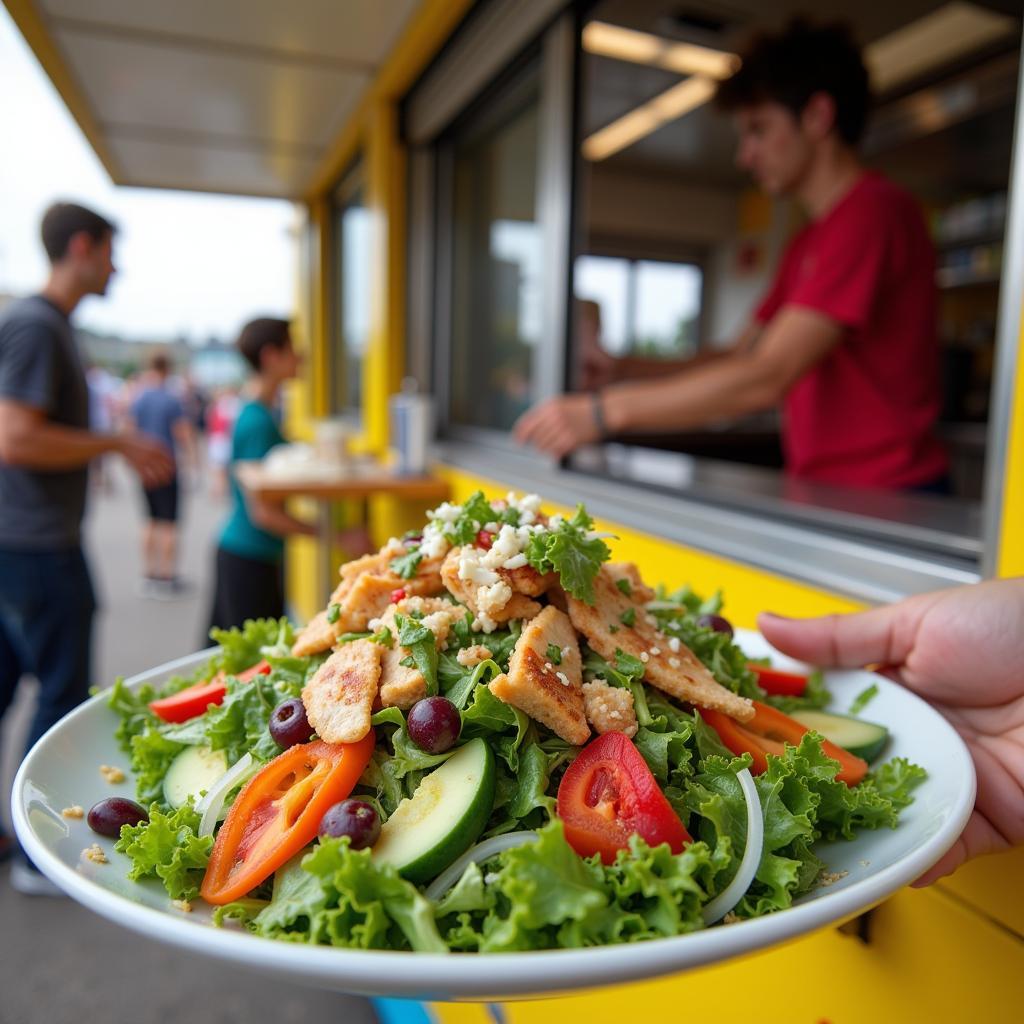 Fresh Salad from a Clean Cuisine Food Truck