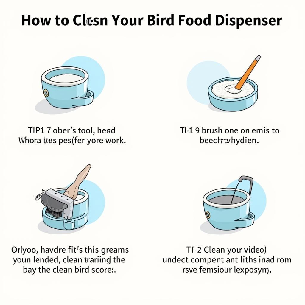 Cleaning Bird Food Dispenser Tips