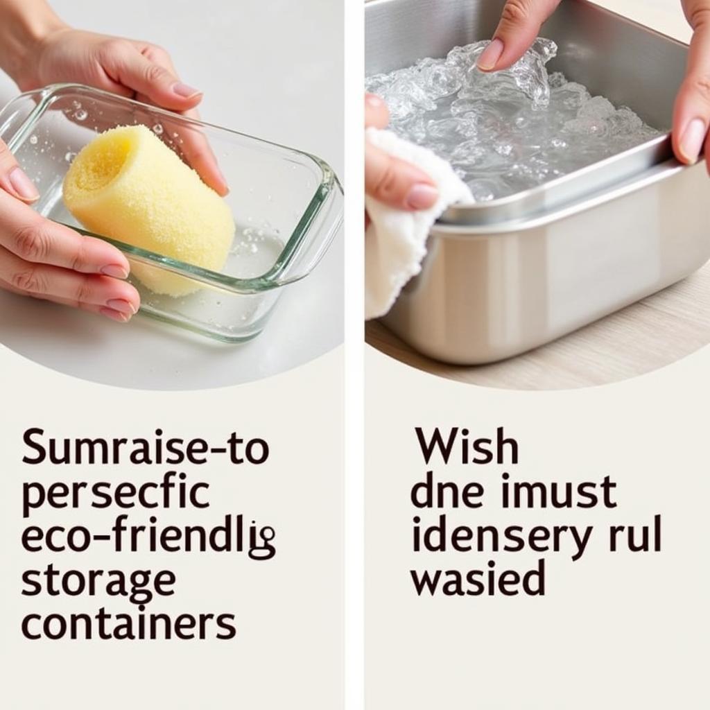 Cleaning Eco-Friendly Food Storage Containers