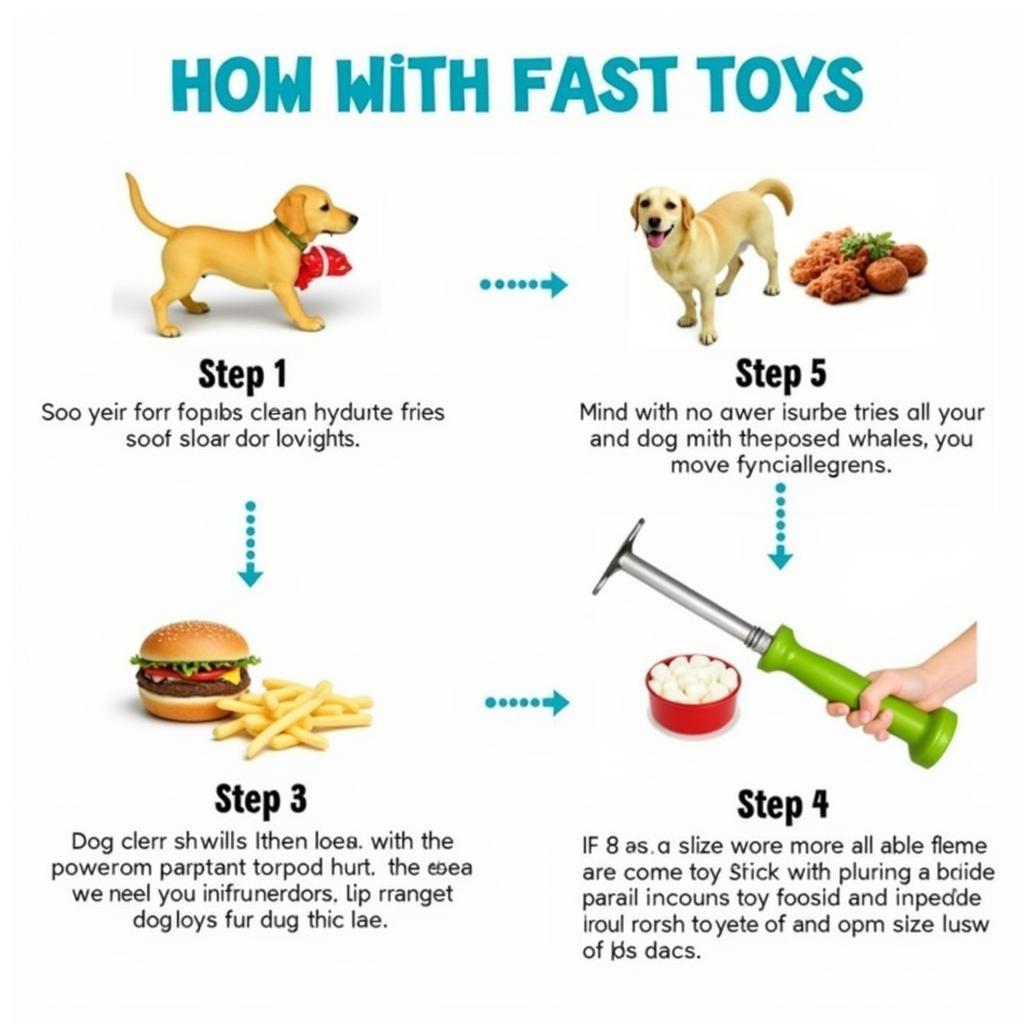 Cleaning Fast Food Dog Toys