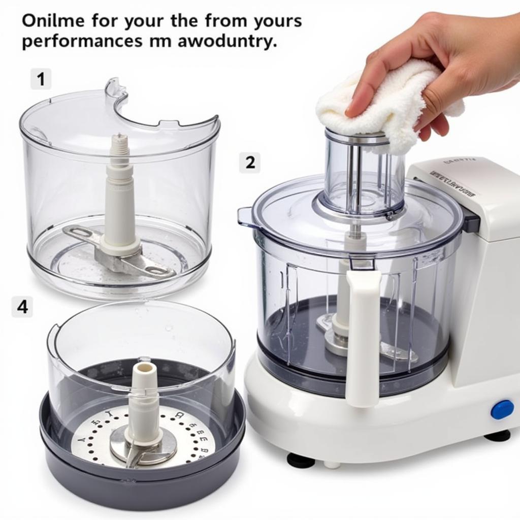 Cleaning Food Processor Parts