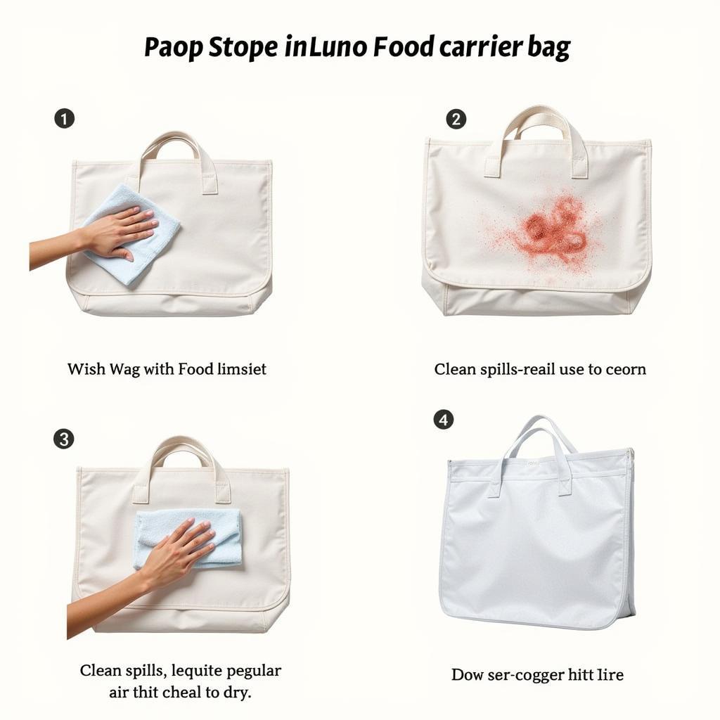 Cleaning Your Food Carrier Bag