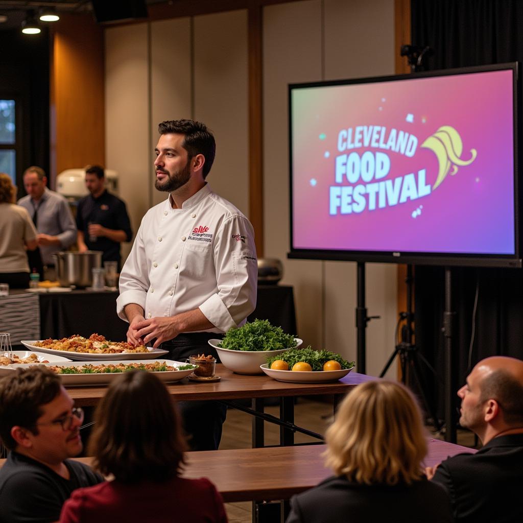 Cleveland Food Festival Chef Demonstration