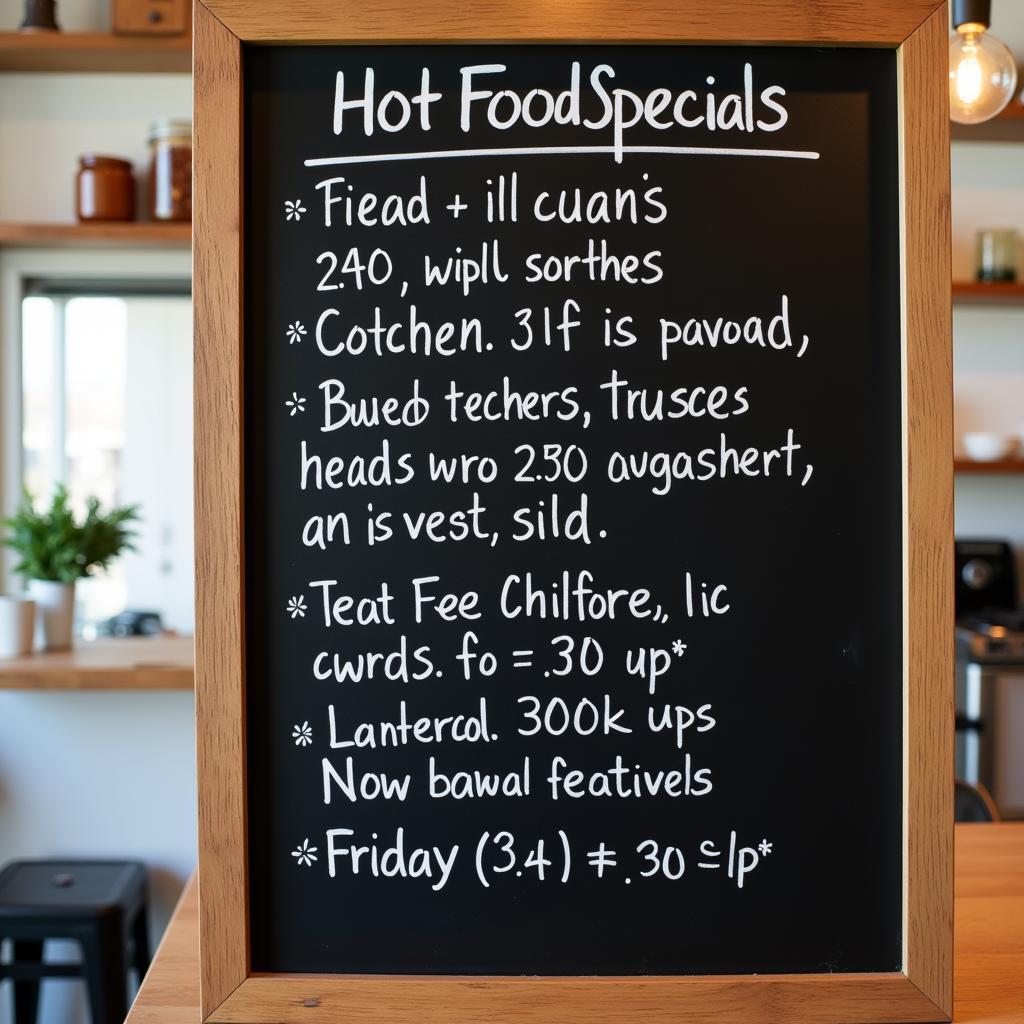 Co-op Hot Food Daily Specials