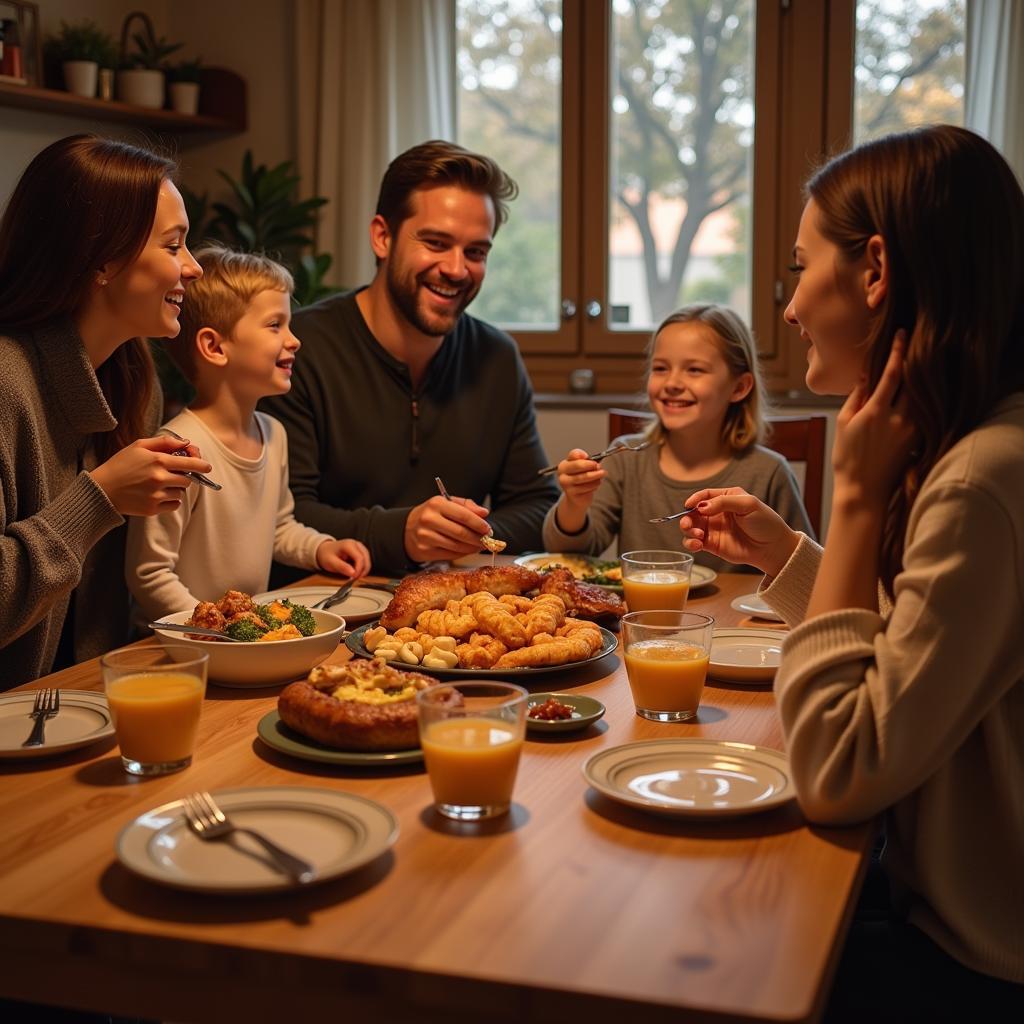 Comfort Food Dinner with Family