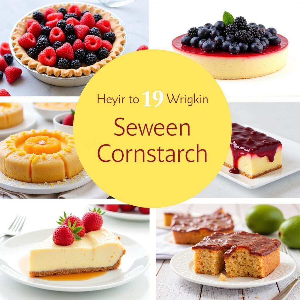 Delicious Cornstarch-Based Desserts