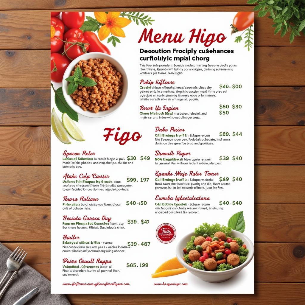 Creating a Key Food Menu that Converts