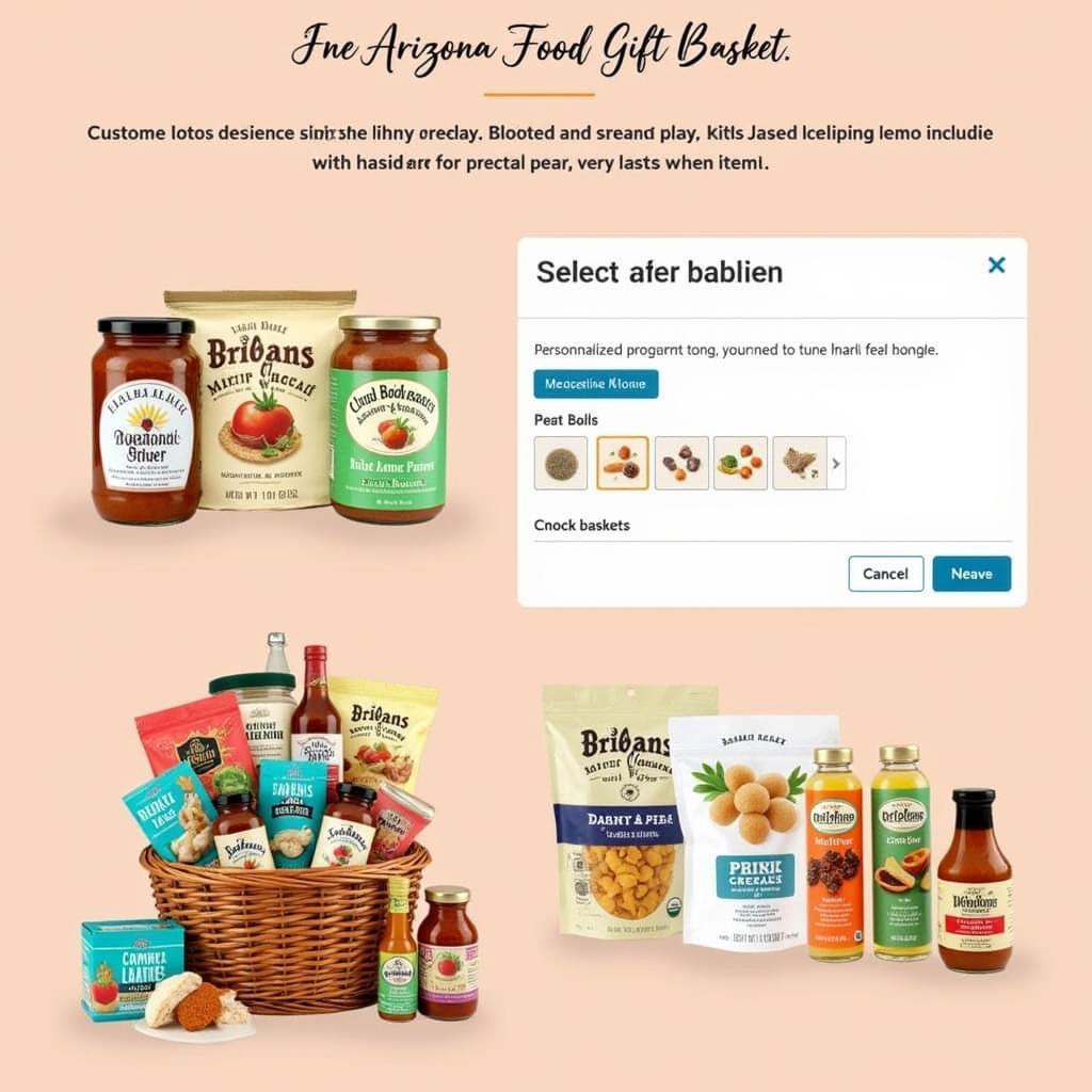 Custom Arizona Food Gift Basket