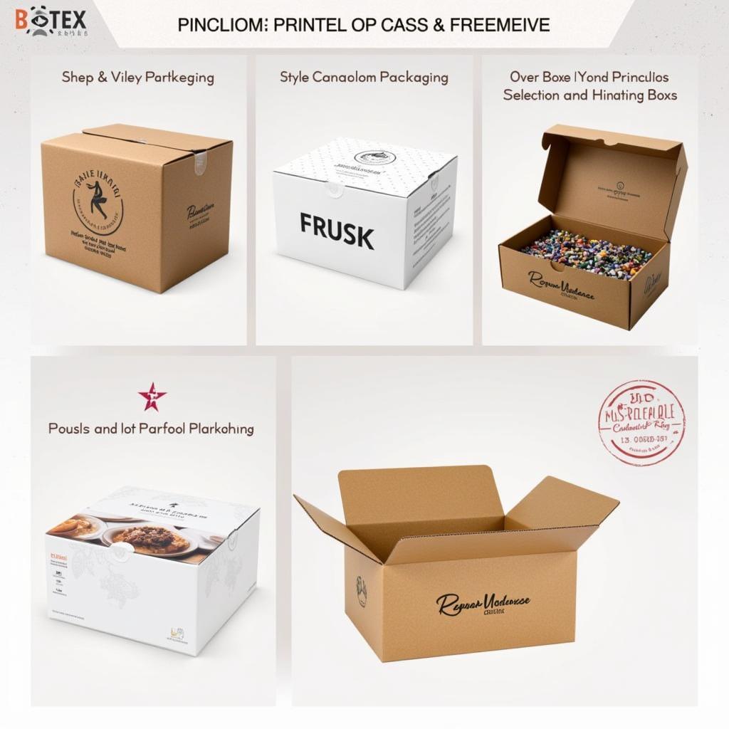 Custom Printed Food Packaging Boxes