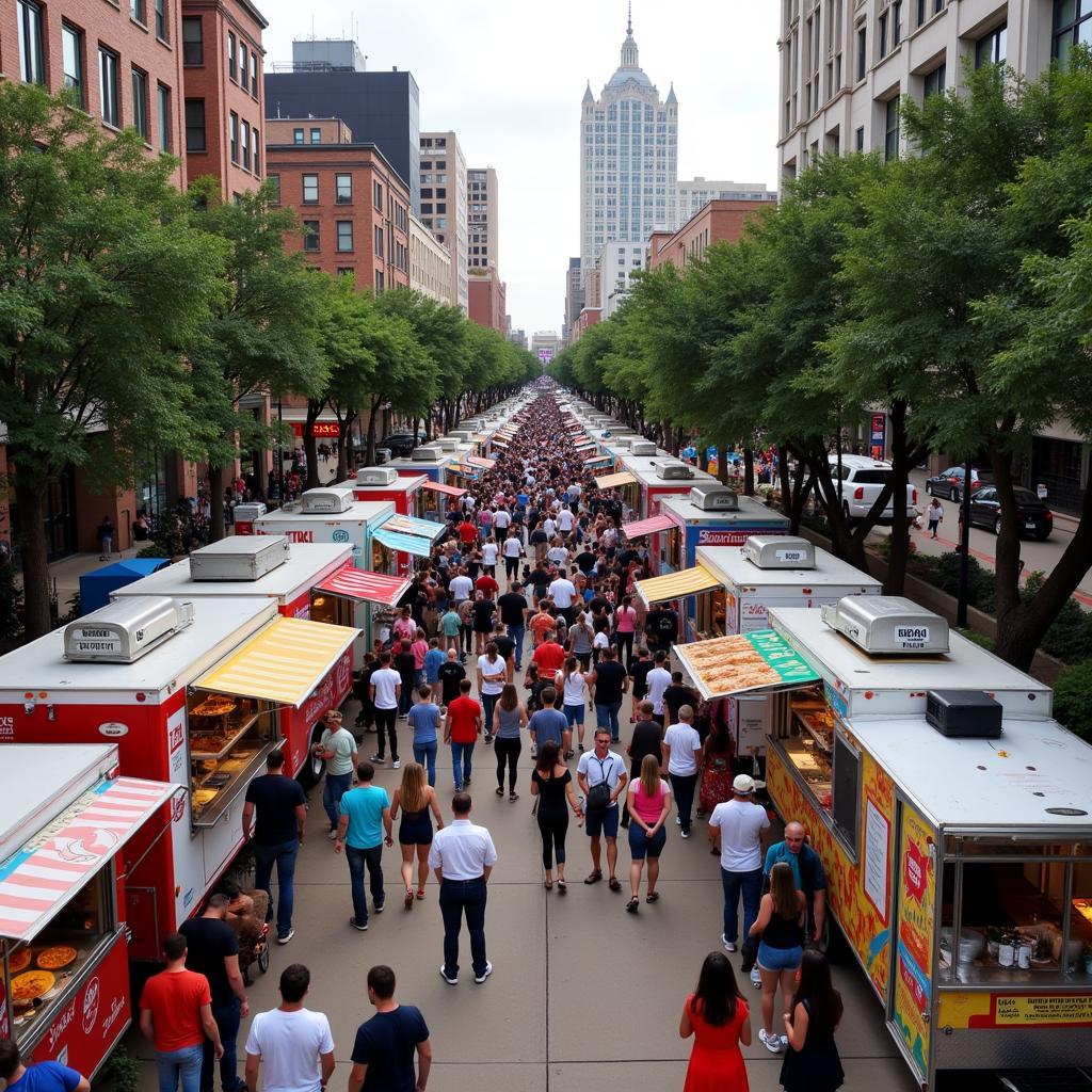 Vibrant Dallas Food Trailer Scene