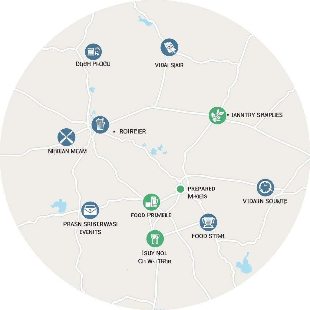 DeKalb County Food Giveaway Location Map