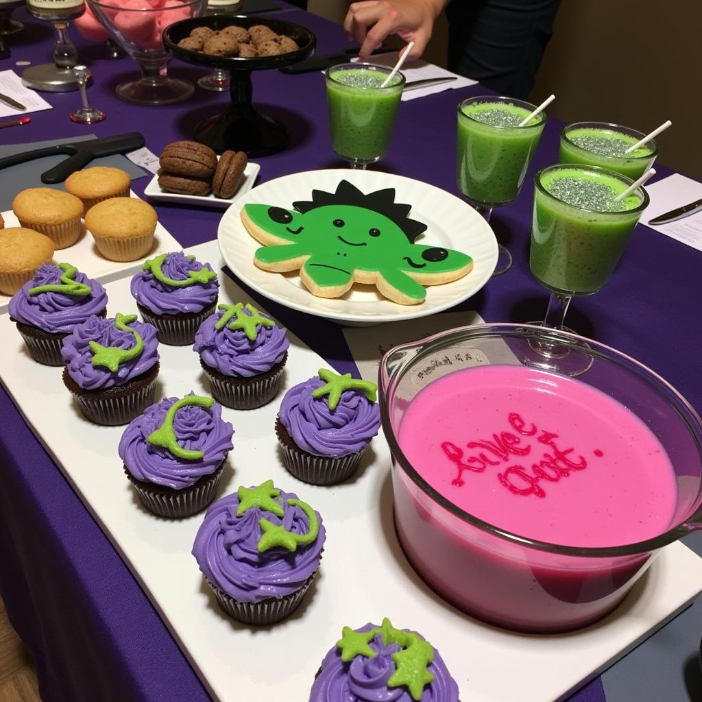 Descendants Themed Desserts and Drinks