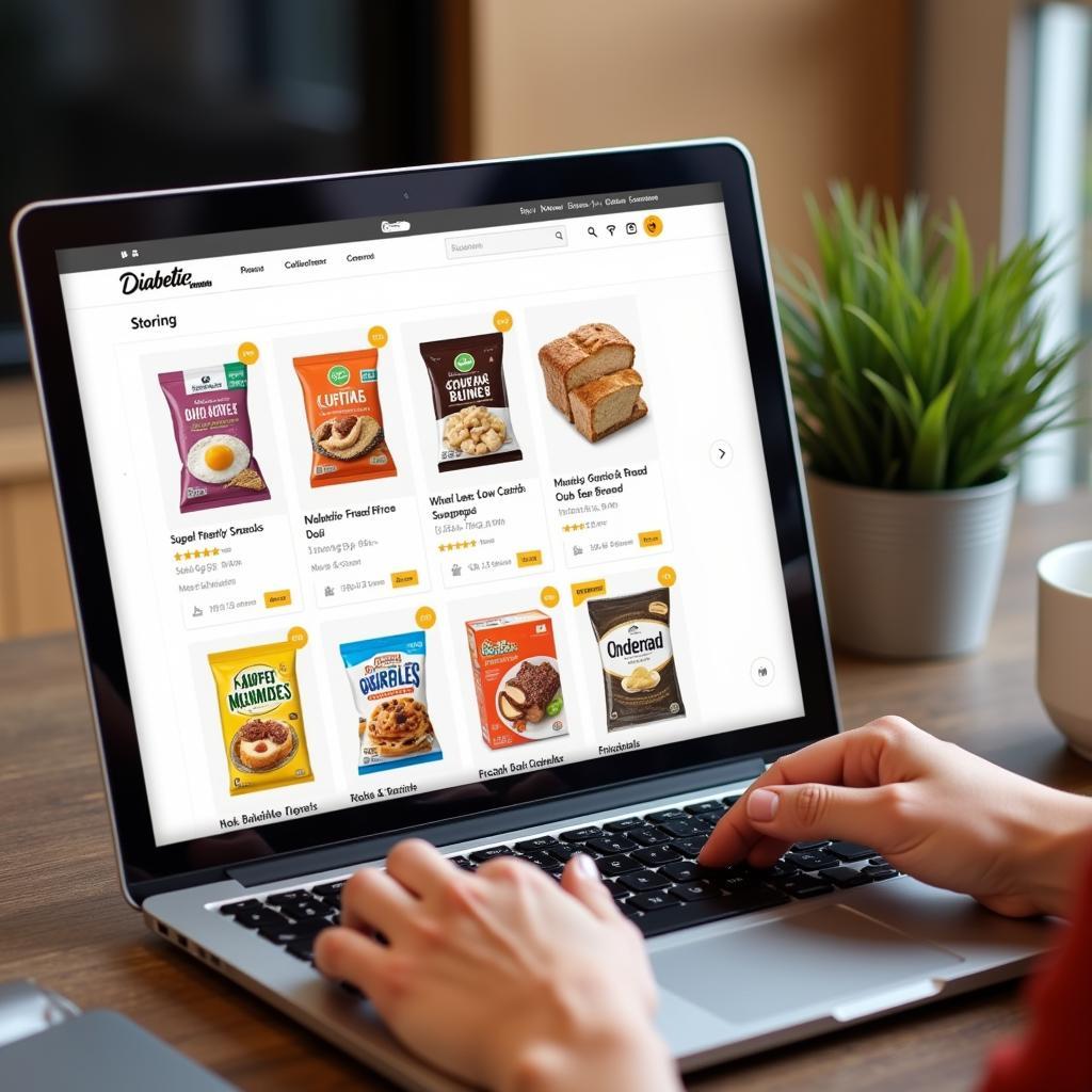 Shopping for diabetic-friendly foods online