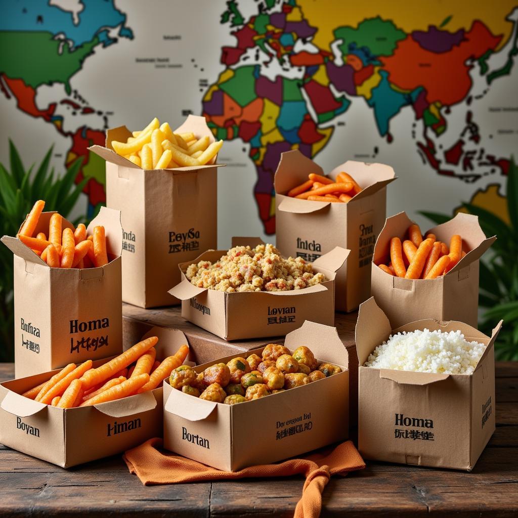 Different Country Food Boxes Offer Culinary Variety