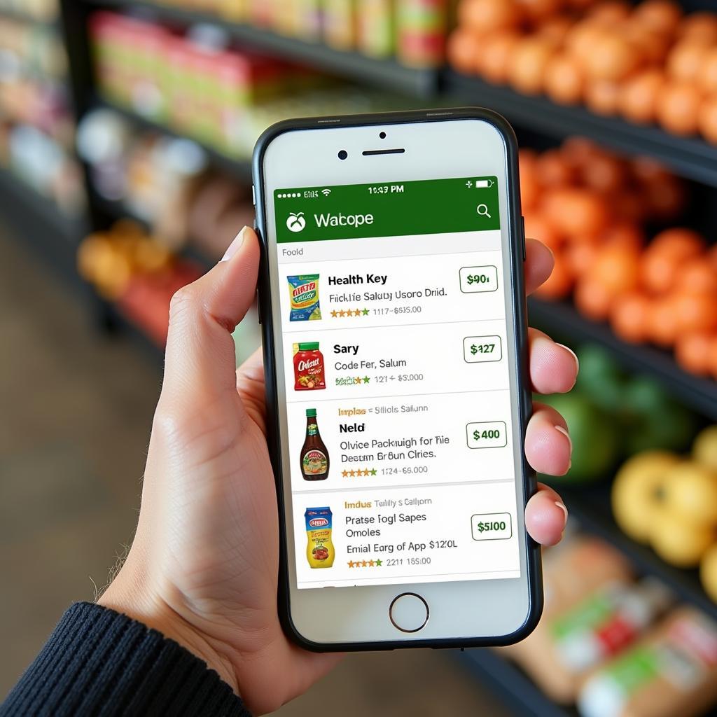 Digital Food Coupons on Smartphone