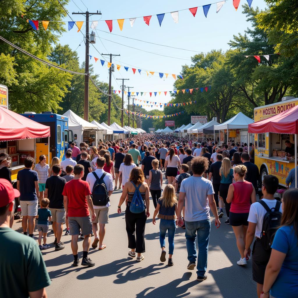 Dodge Park Food Truck Rally Overview