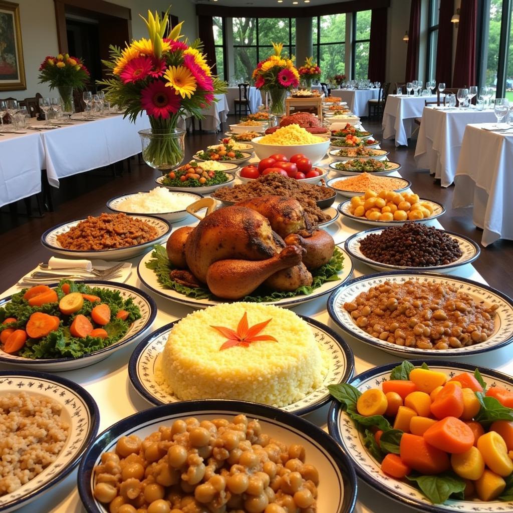 Dominican Food Catering Buffet Spread