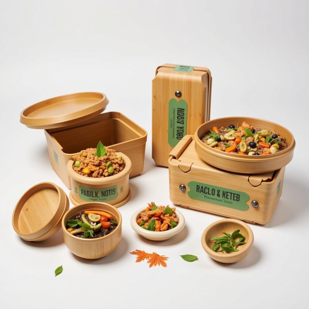 Biodegradable and compostable catering food containers