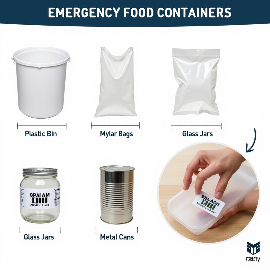 Emergency Food Container Materials