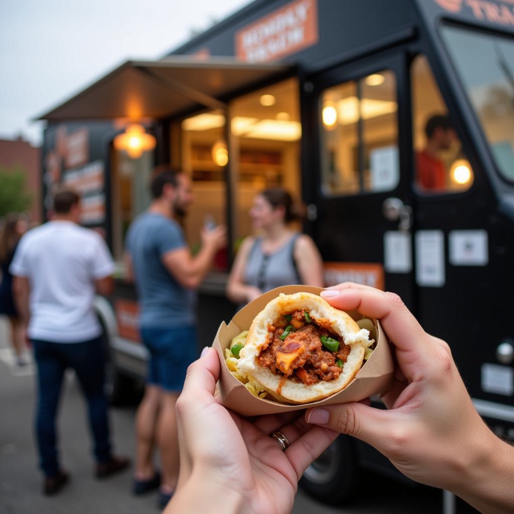 Enjoying Greensboro Food Truck Delights