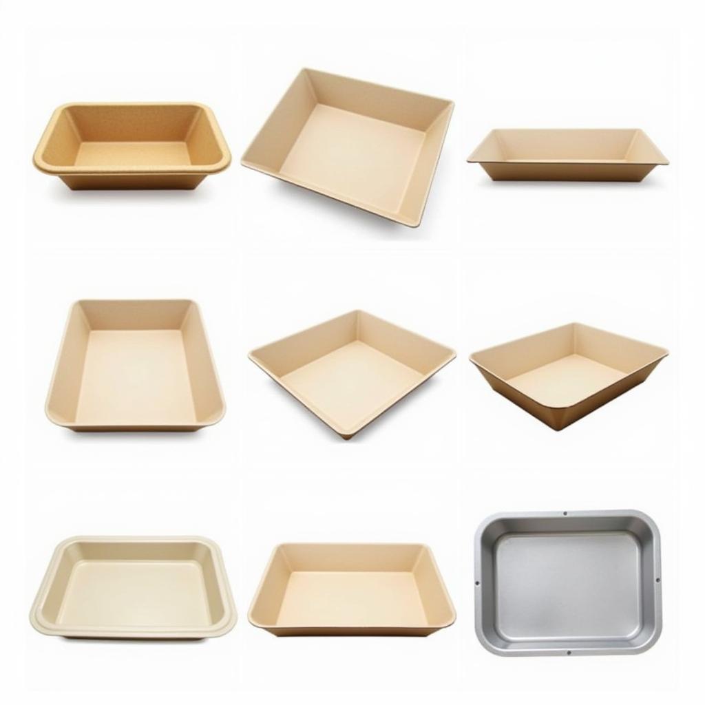 A Variety of Fast Food Trays