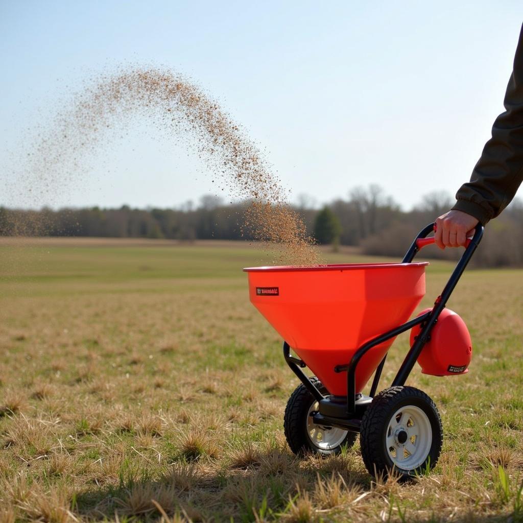 Fertilizer Spreader for Food Plots