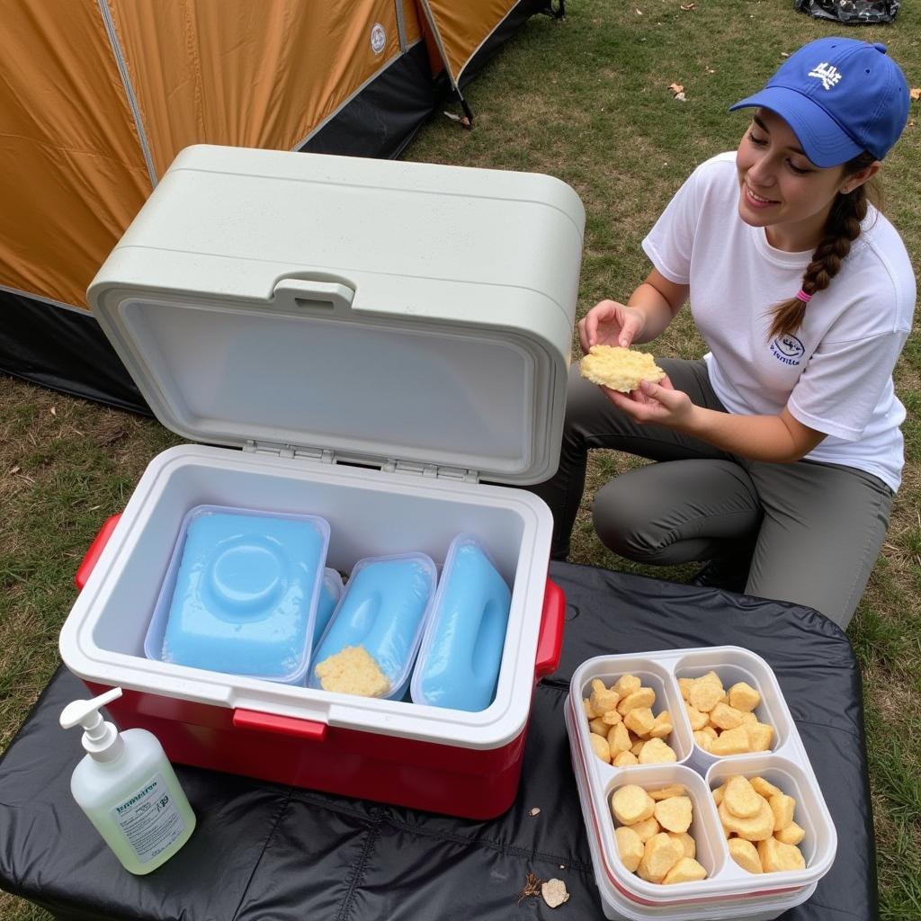 Food Safety at a Festival Campsite