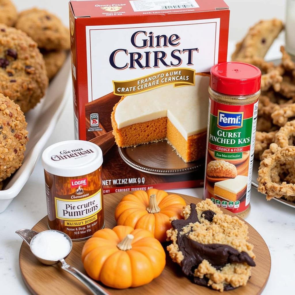 Baking ingredients for a special Thanksgiving