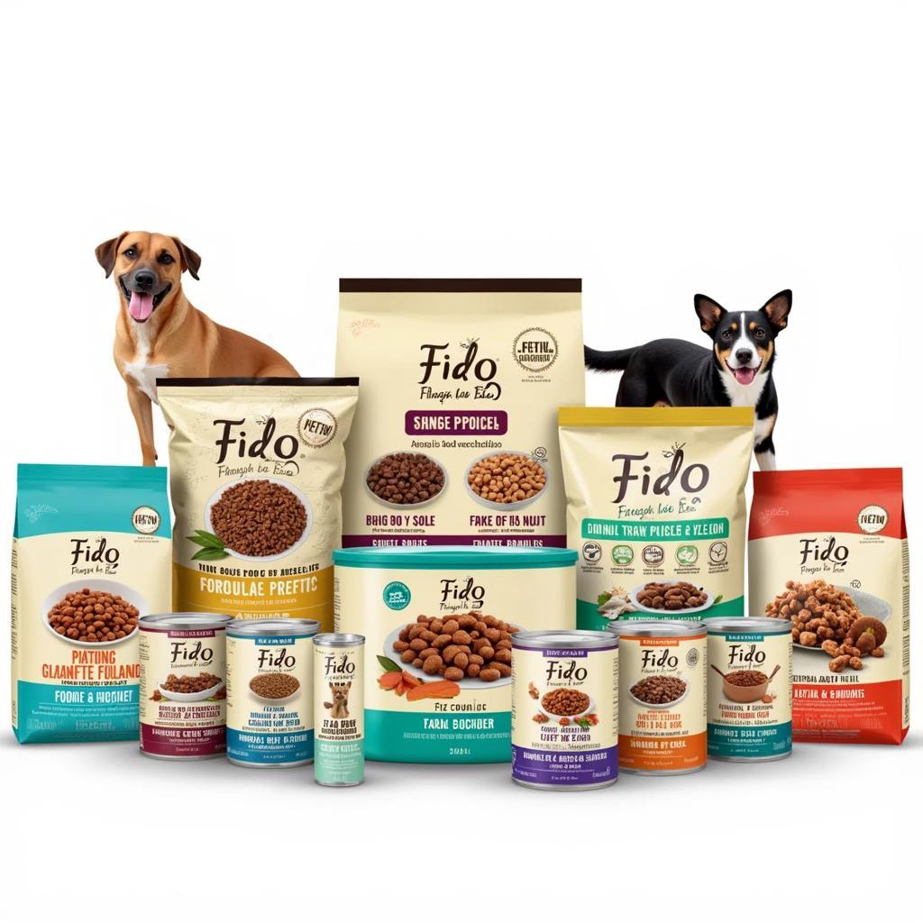 Variety of Fido Dog Food Formulas