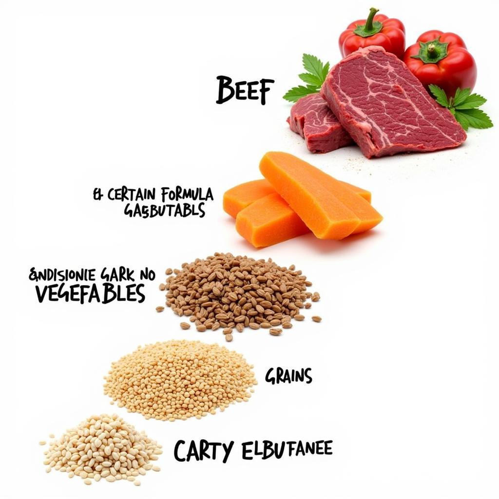 First Mate Beef Dog Food Ingredients