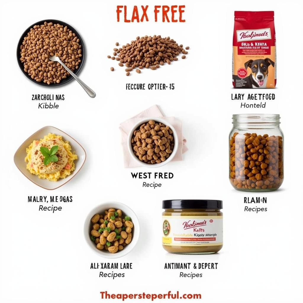 Flax-free dog food options available on the market