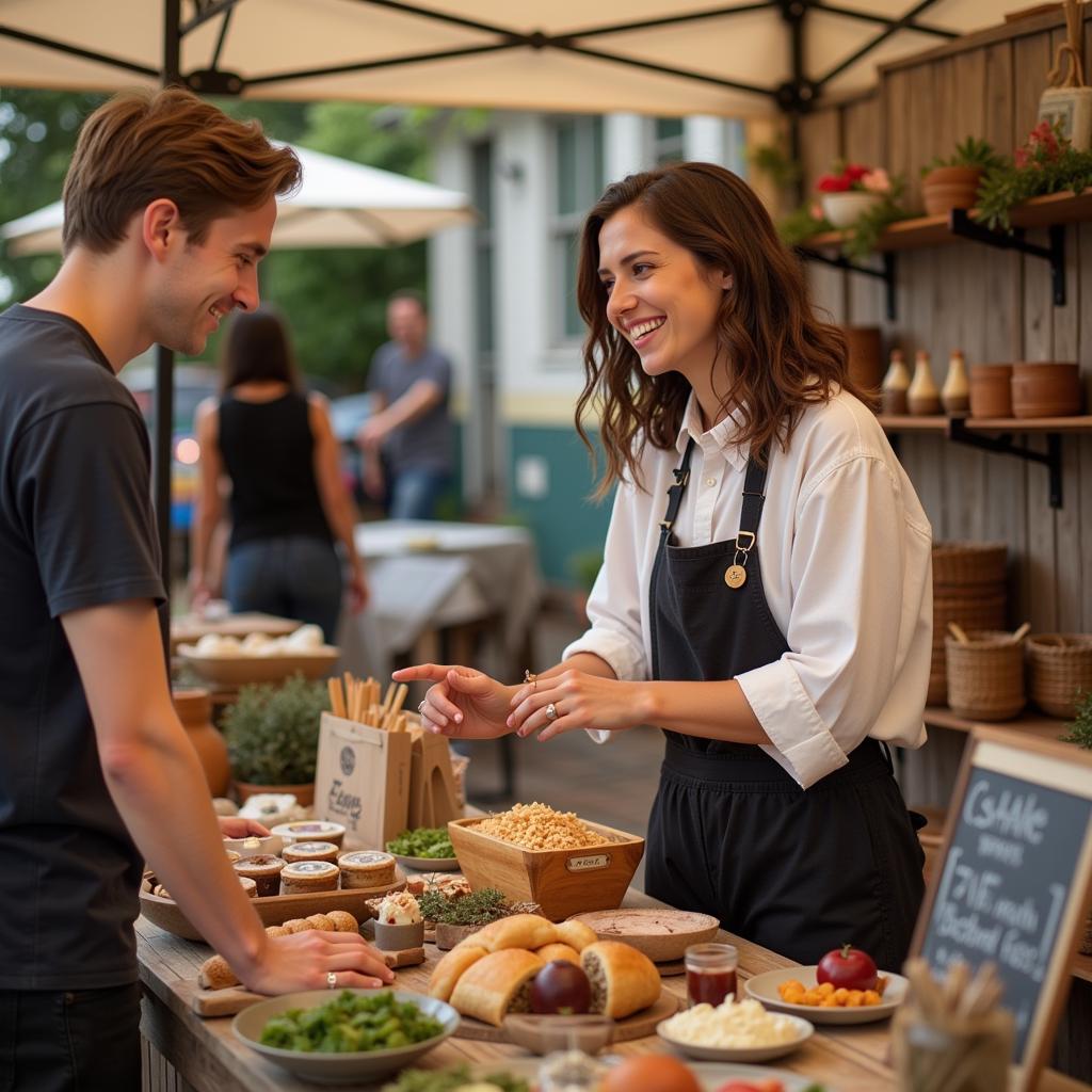 Local Vendors at a Food and Farm Fest