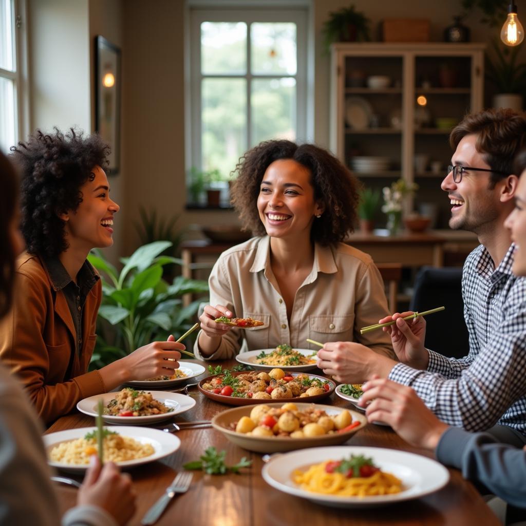 Food Bridging: Connecting Cultures Through Shared Meals