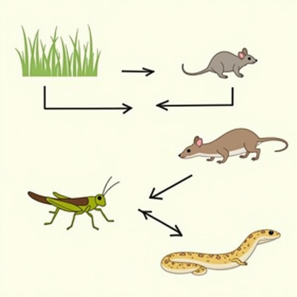 Example of a Simple Food Chain Diagram