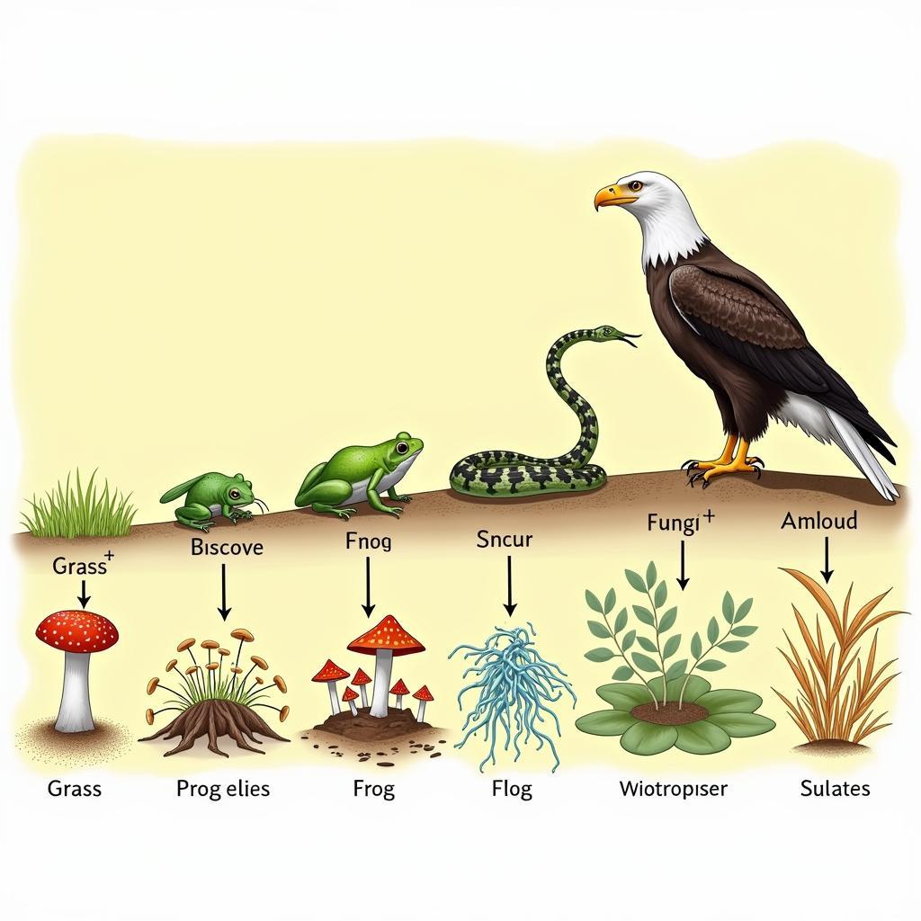 Example of a Terrestrial Food Chain