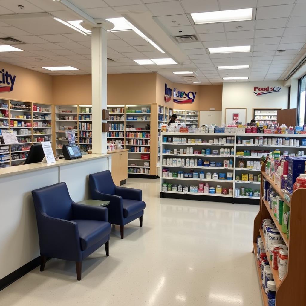 Food City Pharmacy Interior in Cedar Bluff, VA