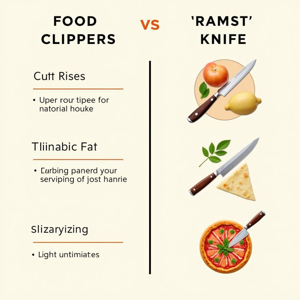 Food Clippers vs. Knives