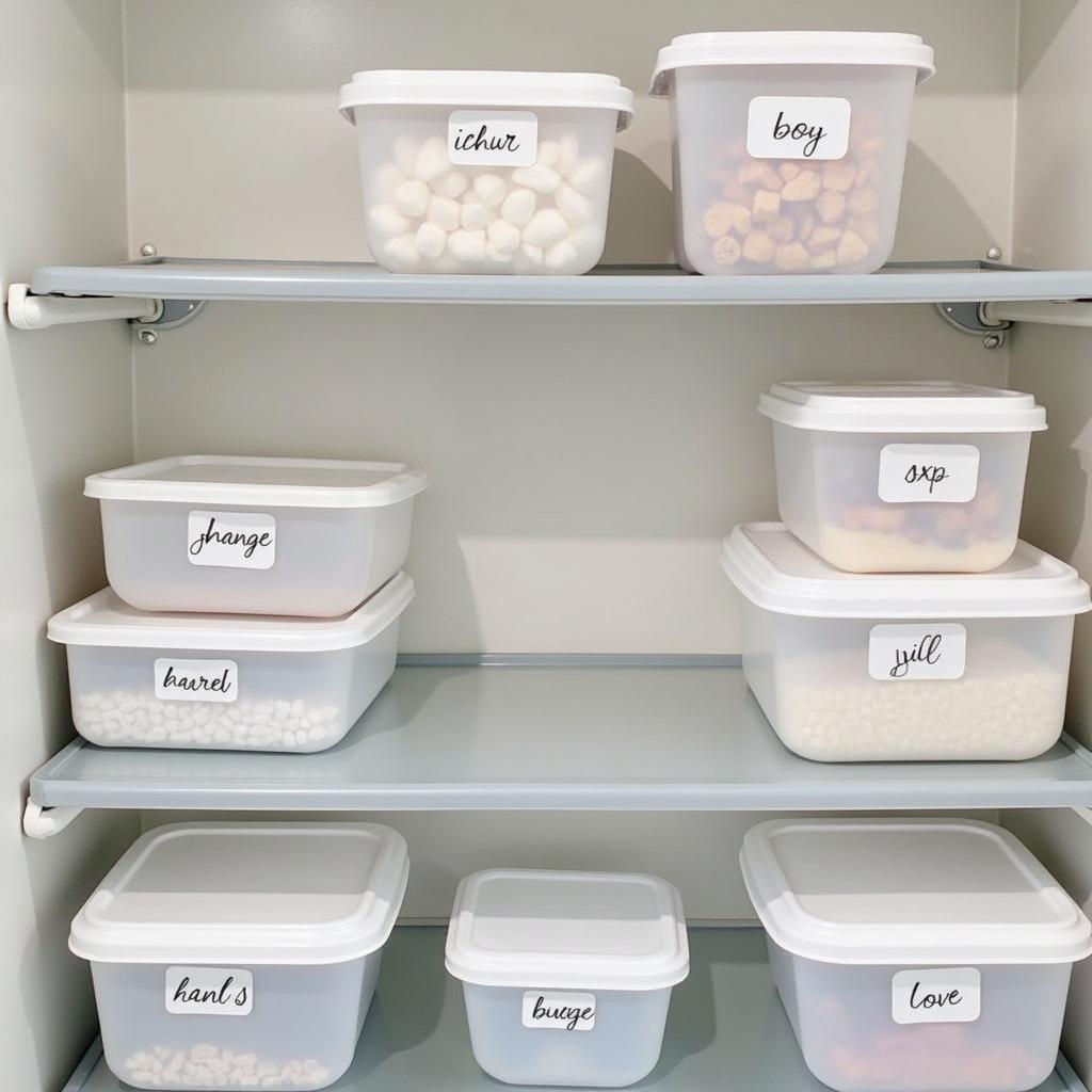 Food Containers with Lids for Storage and Organization