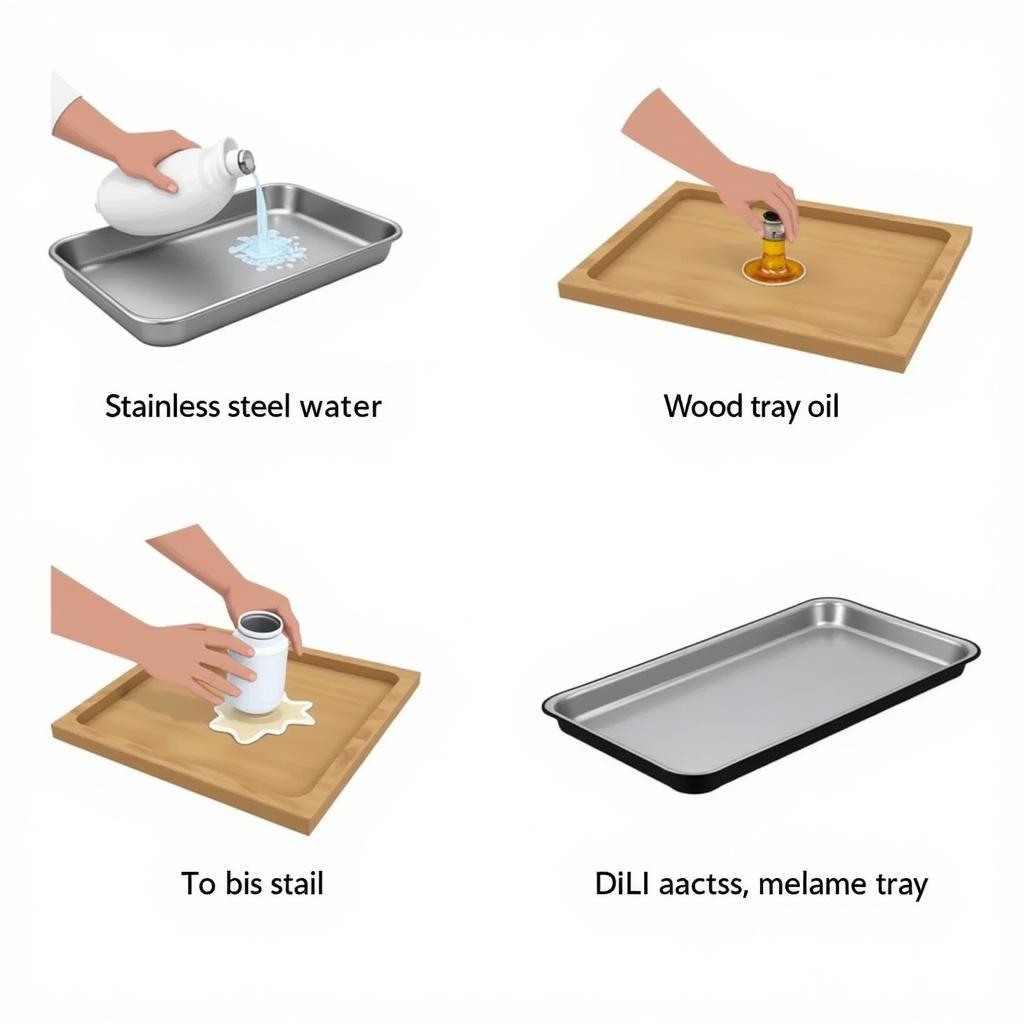 Cleaning and Maintaining Food Display Trays