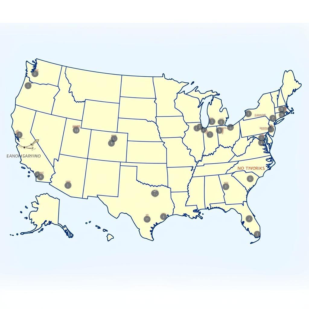 Food Distributor Logistics Network Map