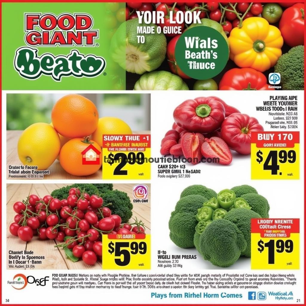 Fresh Produce Deals at Food Giant Hueytown