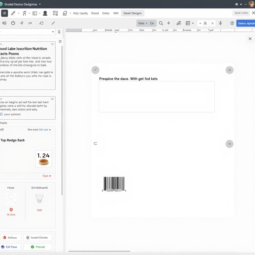 Using Software to Create Food Labels