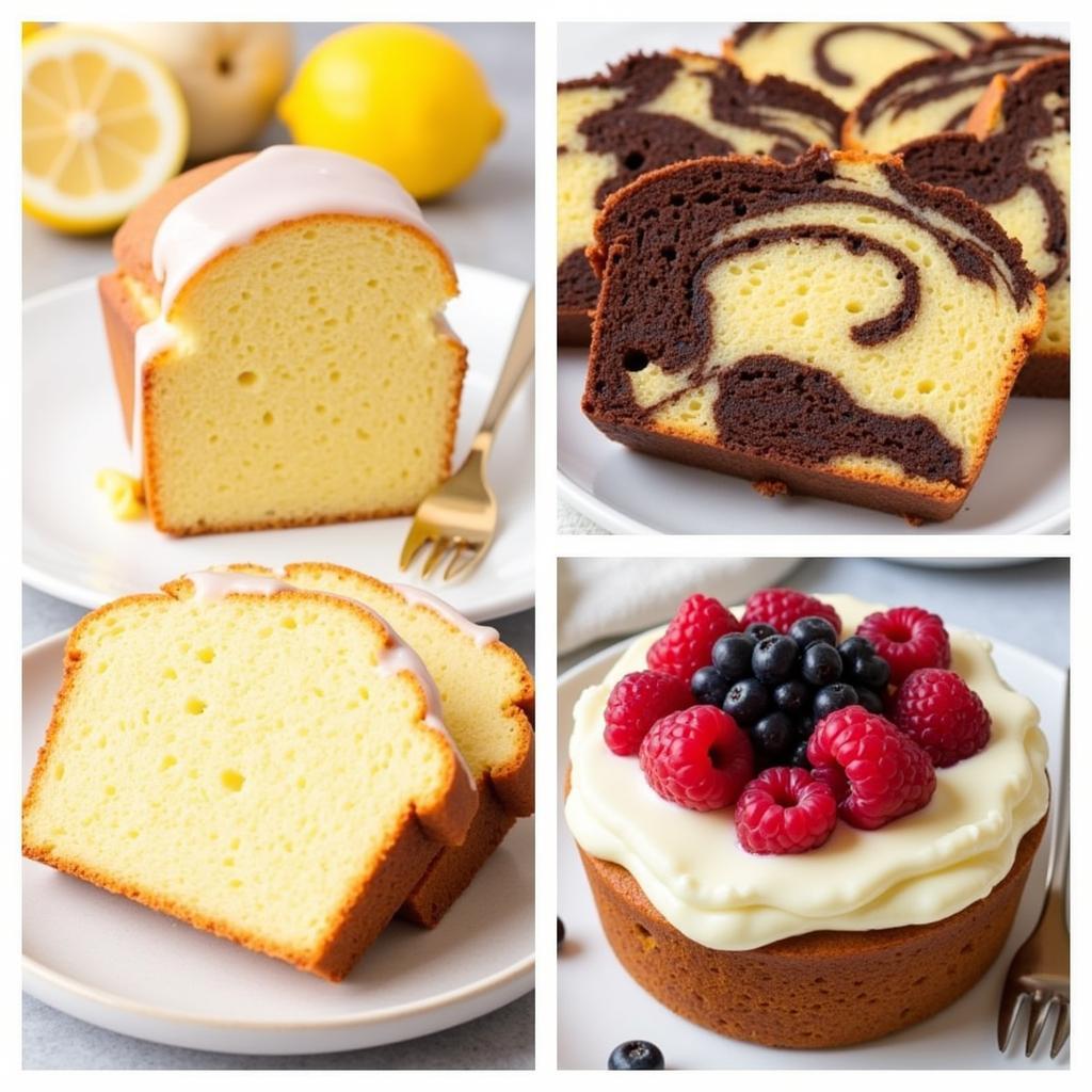 Food Network Inspired Pound Cake Variations