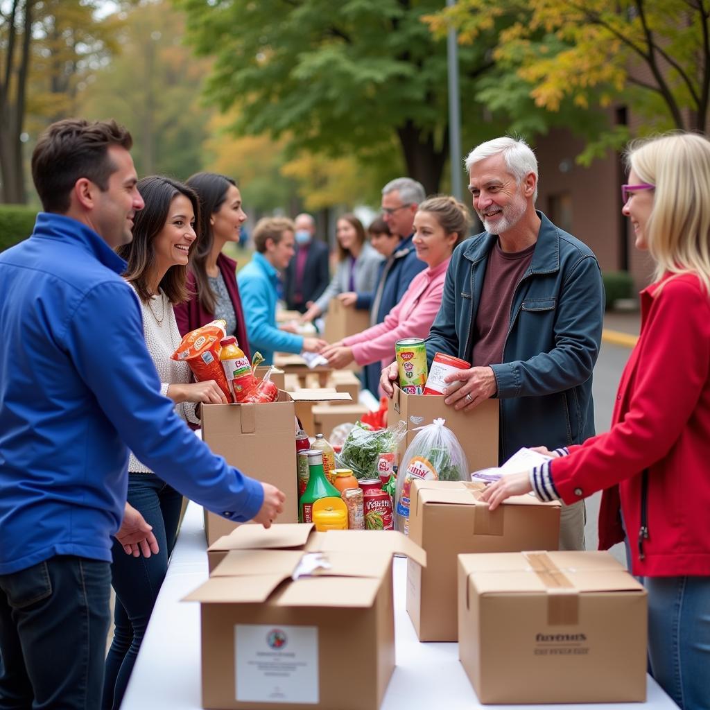 Donating to a Food Pantry