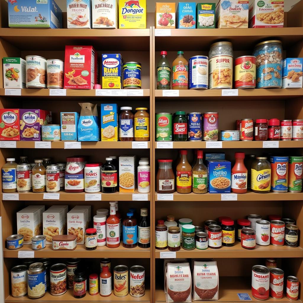 Food Donations at a Mansfield, TX Pantry