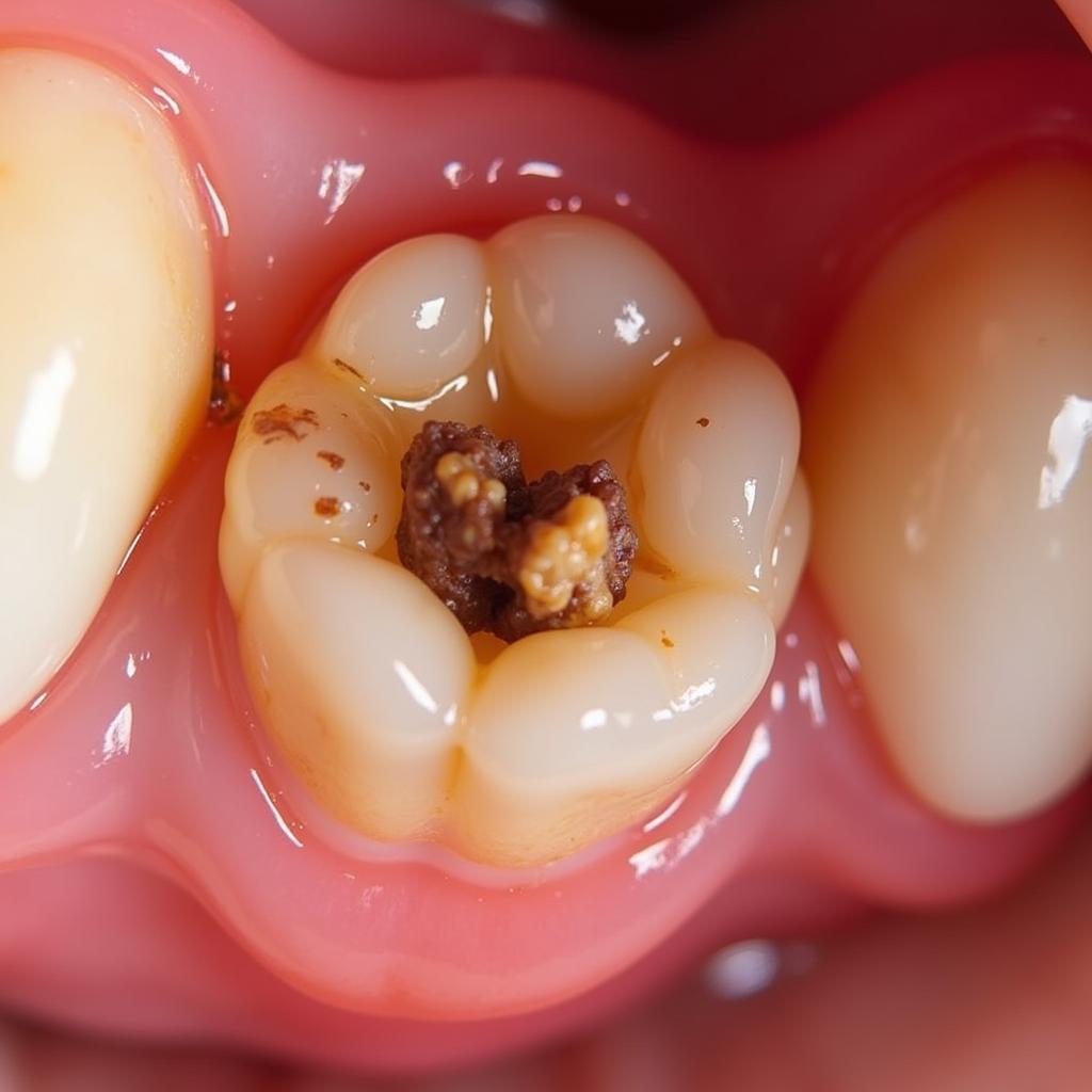 Food Stuck in Gums Causing Pain