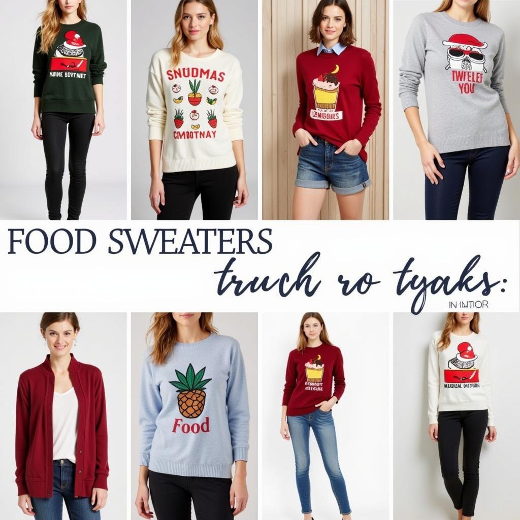 Food Sweater Outfit Ideas